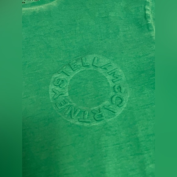 NWT Stella McCartney Neon Green T-shirt 16y - Picture 4 of 4